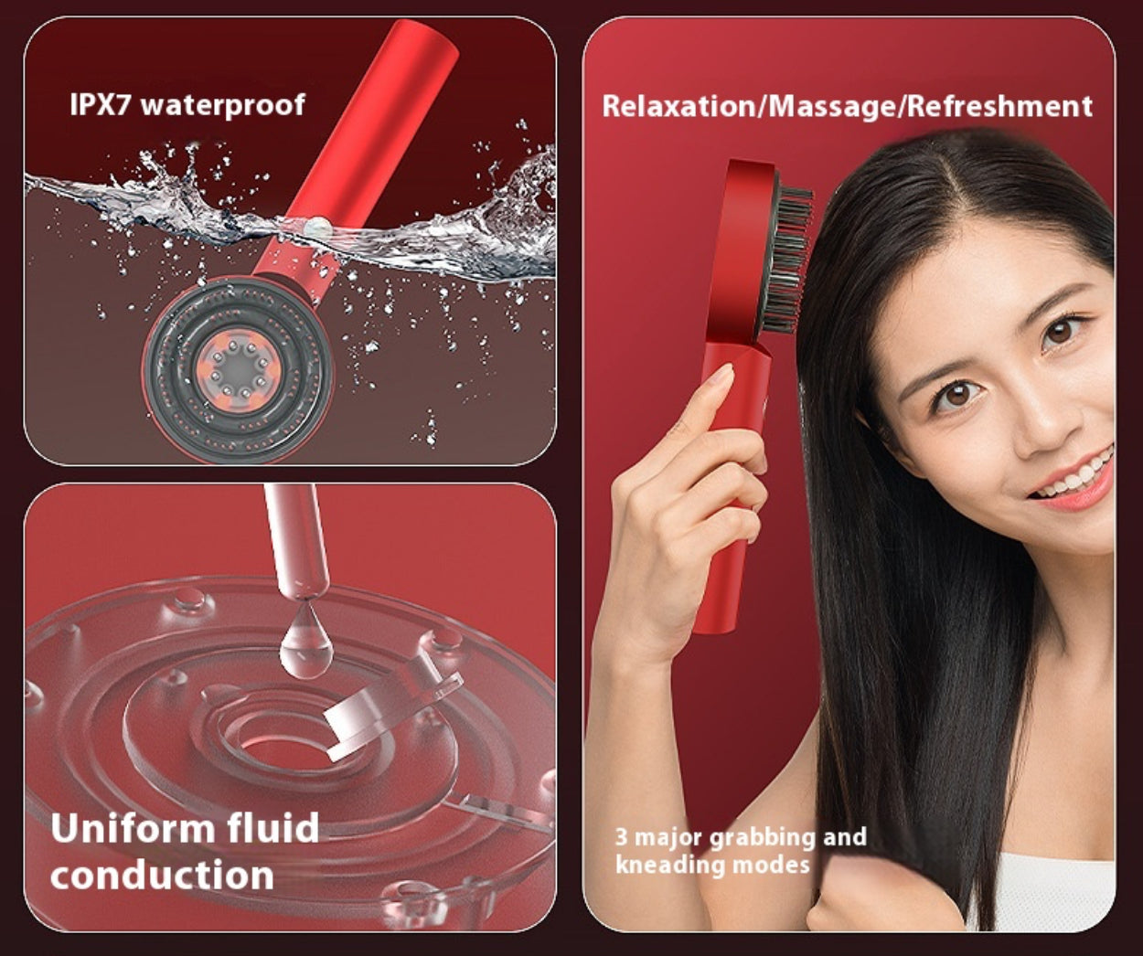 Brosse Massage Cuir Chevelu